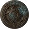Ekena Millwork Vincent Ceiling Medallion (Fits Canopies up to 6"), Hand-Painted Bronze Blue Patina, 26"OD x 3"P CM26VIBBS - alternate 1